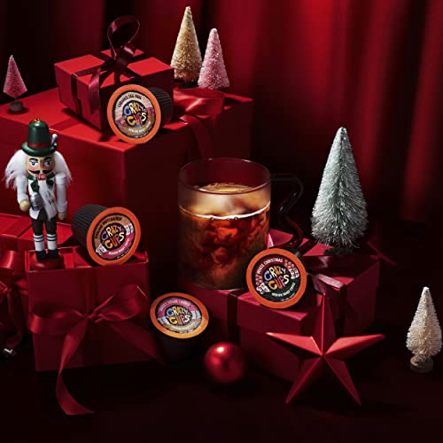 Crazy Cups Christmas Coffee Variety Pack, 50 Count – Holiday Pods