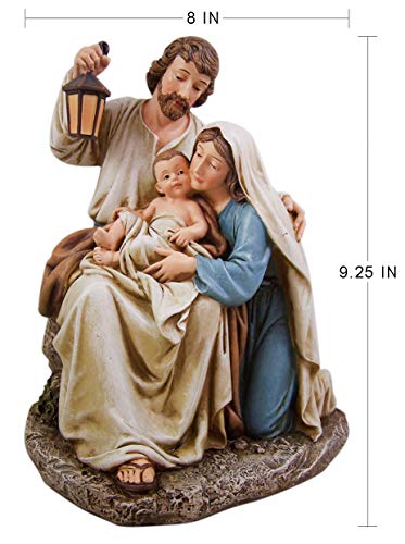 Avalon Gallery Advent & Christmas Resin Figurine 9.25-In Blessed Holy Family - 9.25-Inch Variation