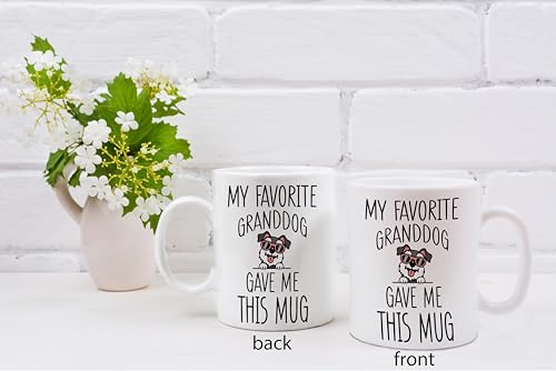 QASHWEY Miniature Schnauzer Dog Grandma Gifts Mug, Funny Pet Lover Coffee Cup