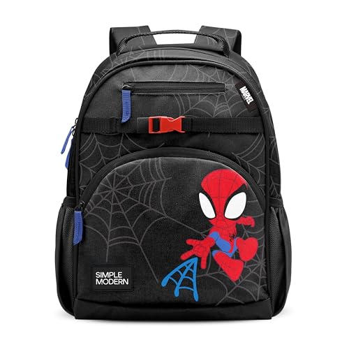 Simple Modern Spiderman Kids School Backpack - 12L Toddler Bookbag