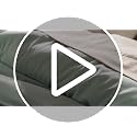 Queen Comforter Set in Sage Green - 7 Piece Bedding Set