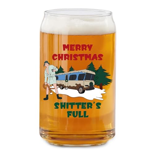 Arsemica 16oz Funny Christmas Beer Glass - Cousin Eddie Holiday Mug Gift