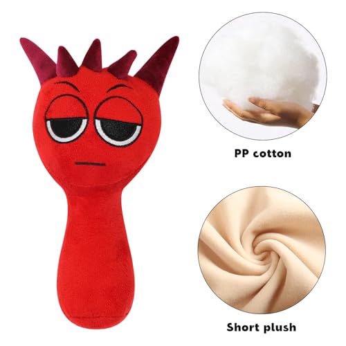 6 Pcs Horror-Themed Plush Toys, Soft Game Fan Gift for Adults & Kids