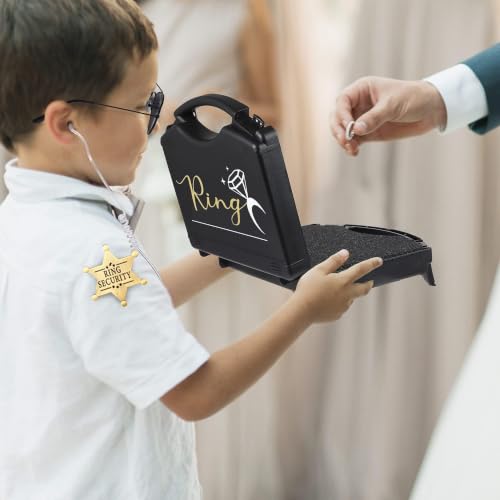 YOTNUS Spy & Security Wedding Set for Ring Bearer - Set 1 with Ring Box & Accessories