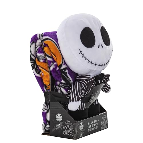 Northwest Nightmare Before Christmas Jack Smackdown Silk Touch Blanket 50x40 Inches - Official Fan Decor