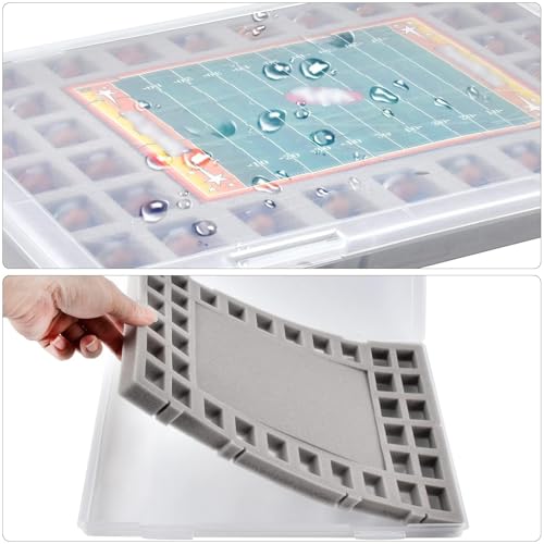 Clear Plastic Mini Figure Storage Box - 36-Slot Organizer & Puzzle Case