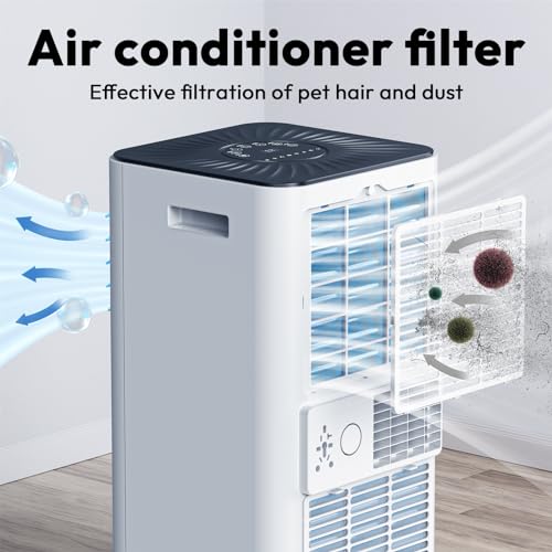 10000 BTU Portable Air Conditioner 3-in-1 AC Unit with Dehumidifier and Remote