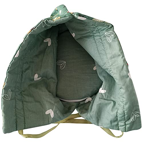 Insulated Cotton Tea Cozy for 27-41oz Teapots, Hazelnut Leaf Print