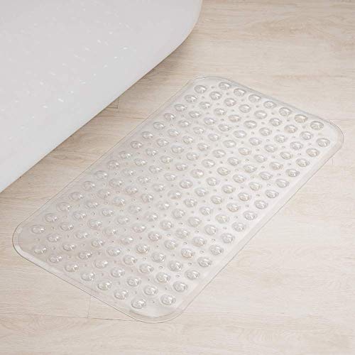 Non-Slip Bathtub Mat with Suction Cups, 27.6 x 15 Inch Shower Mat