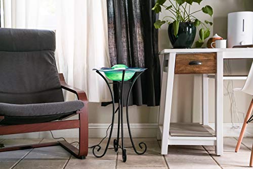 27-Inch LED Mist Floor Fountain with Adjustable Control and Humidifier