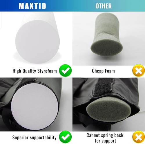 Under Door Draft Stopper 36 Inch - Adjustable Door Seal & Noise Blocker