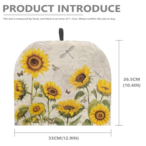 Insulated Tea Cozy for Teapot - Floral Butterfly Pattern Kettle Cover