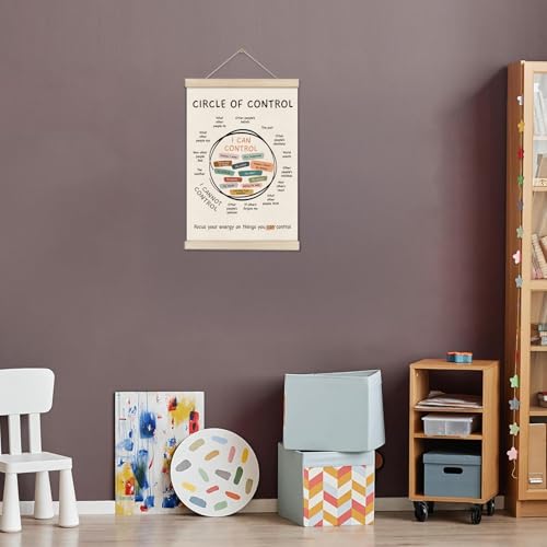 Mental Health Poster with Hanger Frame 12x16 Inspirational Wall Art