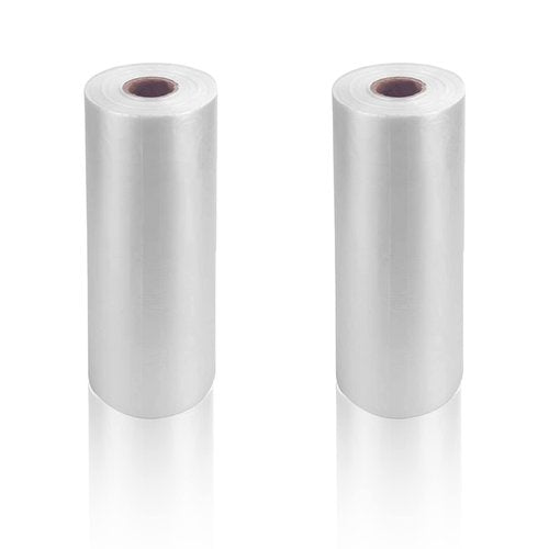 9527 Product 12" x 16" Clear Plastic Produce Bag, Food Storage Bag on a Roll, 350 Bags One Roll (2 Rolls), Freeze/Heat Clear Bag for Bread, Meat, Vegetables, Fruits