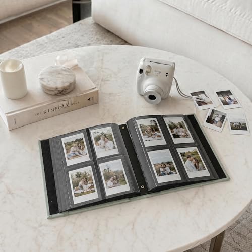 Linen Photo Album for 2x3-inch Instant Photos - Holds 240 Pictures