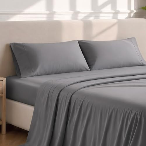 Bare Home Ultra Soft Microfiber Pillowcases - Set of 2, Standard Grey