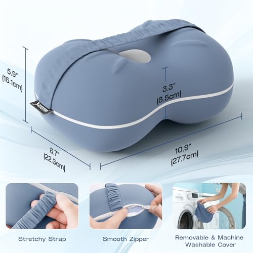 Cooling Knee Pillow for Side Sleepers - Memory Foam Support