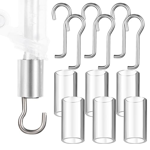 6 Set Mini Blind Wand Replacement Parts for 1 Inch Square Headrail