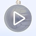 Handcrafted Glass Blown Volleyball Christmas Tree Ornament - Holiday Decoration