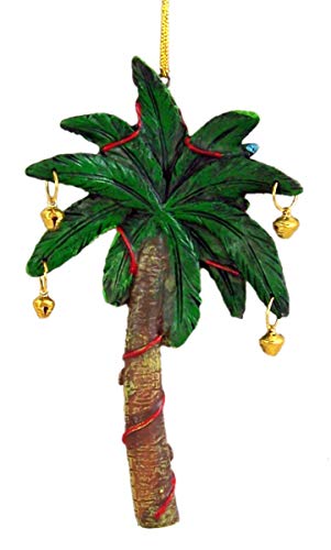 Tropical Christmas Palm Tree Hanging Ornament - Festive Holiday Decor