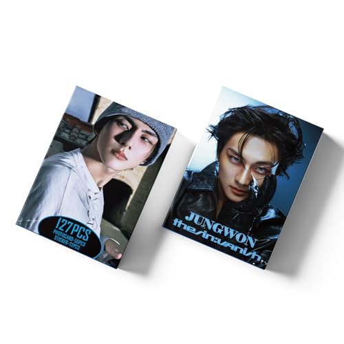 127-Piece K-Pop Photo Card and Sticker Set - Collectible Lomo Cards