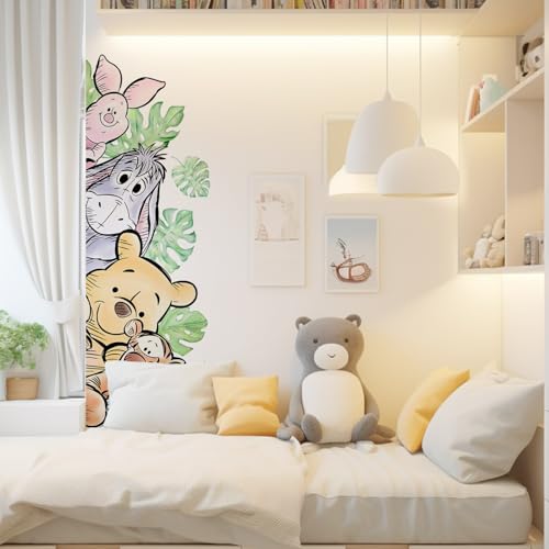 Bear Character Wall Stickers for Kids Nursery and Playroom Decor