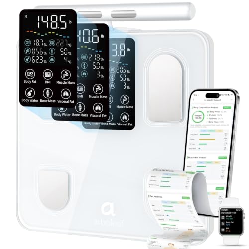 8-Electrode Smart Body Composition Scale with Segmental Analysis