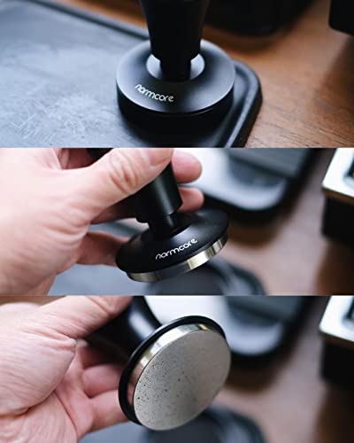 53.3mm Spring-Loaded Espresso Tamper with Self-Leveling Design & 3 Springs