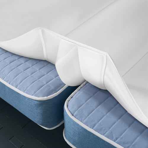 3-in-1 Bed Bridge Twin to King Converter with Fitted Sheet - 78" x 75"