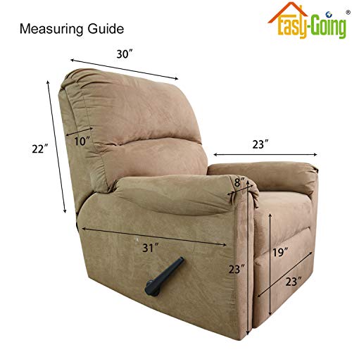 4-Piece Stretch Recliner Chair Slipcover - Elastic Furniture Protector