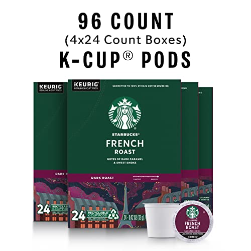 Starbucks French Roast Dark K-Cup Coffee Pods 96 Count