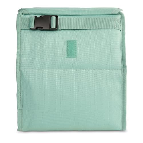 PackIt® Freezable Lunch Bag, Sage, Built with ECOFREEZE® Technology, Foldable, Reusable, Zip and Fold Closure with Buckle Handle, Designed for Work Lunches and Fresh Lunch On the Go