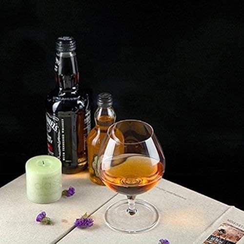 GAOGAO 2-Pack 22 Oz Lead-Free Crystal Cognac Glasses - Large Brandy Snifters