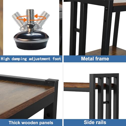 6-Tier Kitchen Baker's Rack with Adjustable Shelves for Microwave & Storage
