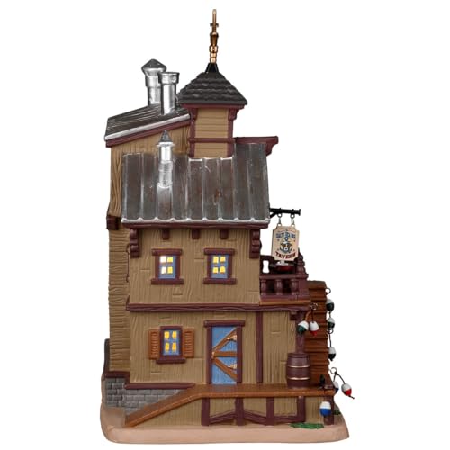 The Salty Sea Dog Tavern Lighted Village Building