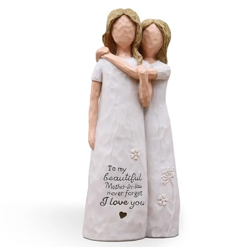 Mother in Law Gifts Figurine - Heartfelt Daughter & Mother Bond Gift for Birthday, Christmas, or Mother's Day - AcowSpt