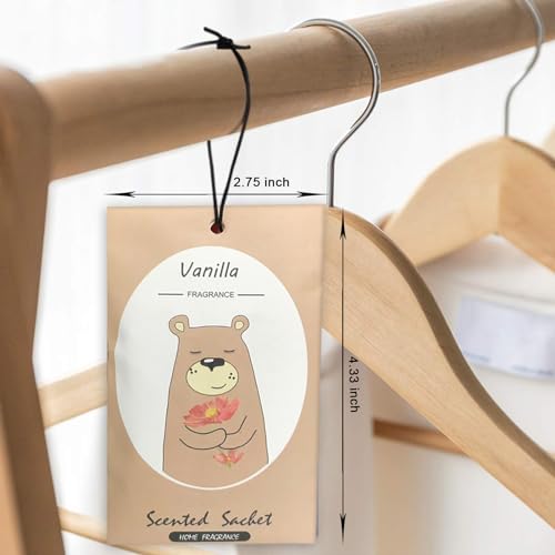 14-Pack Vanilla Scented Sachets for Drawers, Closets, and Home Fragrance