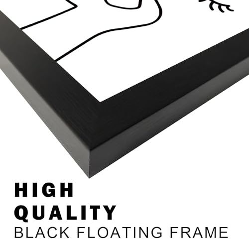 Funny Bathroom Wall Art Black and White Guest Toilet Sign Canvas Print 8x10