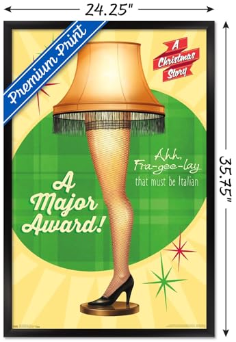 Trends International A Christmas Story - Black Framed Poster 34" x 22.4" (34L x 22.4W) Variant