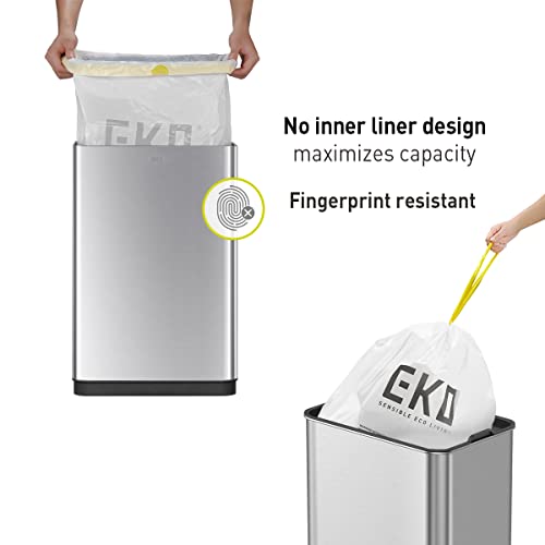 Touchless Motion Sensor Trash Can 50 Liter 13.2 Gallon Stainless Steel