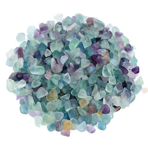 Natural Crushed Fluorite Gemstone Gravel - 1 Lb Decorative Crystal Rocks