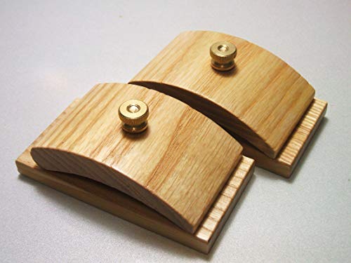 Ash Wood Quilt Clips - Large Fabric Art Hang-Ups, Clamp Set for Quilts & Textiles