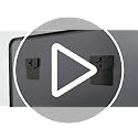 30x36 Inch Rounded Rectangle Bathroom Mirror, Black Metal Framed Wall Mirror