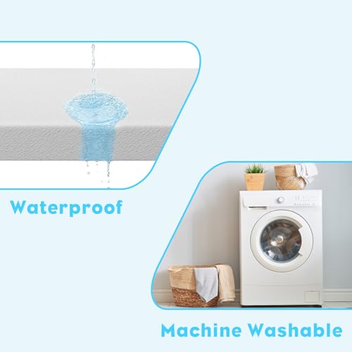 5 Inch Medium Firm Crib & Toddler Mattress, Washable Water-Resistant Cover