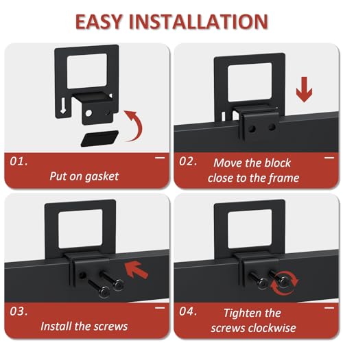 Non-Slip Mattress Grippers for Metal Bed Frames - 6 Pack Anti-Slide Brackets
