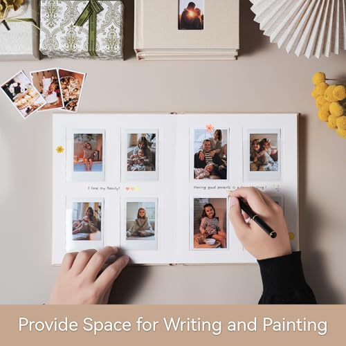 Mini Photo Album for 2x3 Inch Film, 112 Pockets with Memo Writing Space