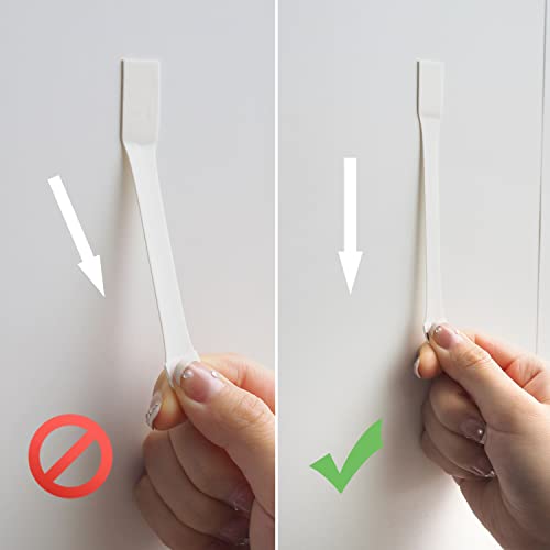 Clear Adhesive Wall Hooks, Damage-Free Hanging Hooks - 15 Pack with 30 Strips