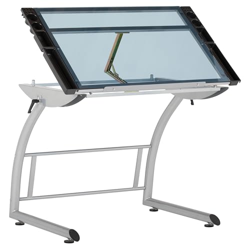 Triflex Adjustable Height Drafting Table, Sit to Stand Computer Desk