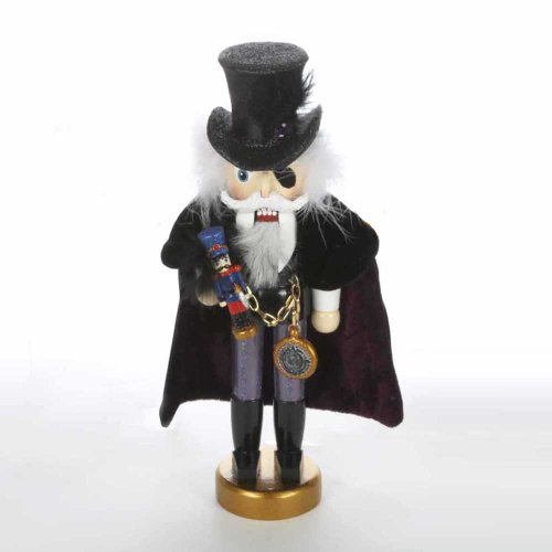 12-Inch Hollywood Drosselmeier Nutcracker by Kurt Adler - Holiday Decor