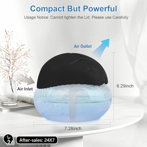 Water-Based Air Purifier and Revitalizer with 7 LED Colors